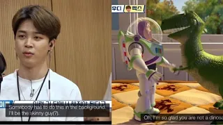 [BTS] DUBBING TOY STORY | RM, JUNGKOOK & JIMIN VERSION {RUN BTS EPS 109}