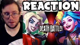 Gor's "DEATH BATTLE" Harley Quinn VS Jinx (Batman VS League of Legends) REACTION