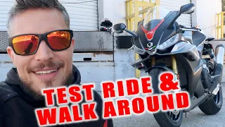 2021 Aprilia RSV4 | Test Ride & Walk Around