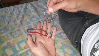 головоломка кольца и верёвка
