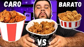 Frango Frito Caro vs Frango Frito Barato