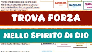 Trova forza nello Spirito di Dio  VANGELO DI DOMENICA 19 MAGGIO