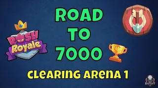 Rush Royale F2P: Creating Account, winning first match and getting to Arena 2 | Road to 7000!