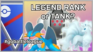 Did I reach LEGEND RANK... or have a Legendary TANK?! | Great League | Pokémon GO Battle League