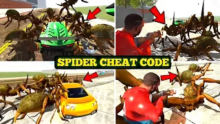 Finally Spider आ गया 😱🔥| Spider Cheat Code in indian bikes driving 3d 😍| Rickshaw Code Harsh in Game