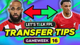 FPL TRANSFER TIPS GAMEWEEK 16 (Who to Buy and Sell?) | FANTASY PREMIER LEAGUE 2023/24 TIPS