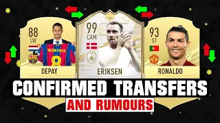 FIFA 22 | NEW CONFIRMED TRANSFERS & RUMOURS! 🤪🔥 ft. Eriksen, Depay, Ronaldo... etc