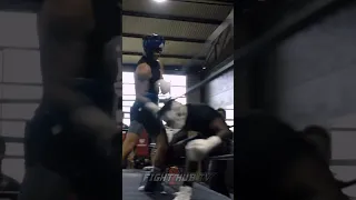 Ryan Garcia LEAKS Devin Haney sparring!