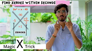Solve Any Quadratic Equation in 10 Seconds  [ THE MAGIC X TRICK ]