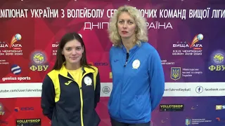 Післяматчеві коментарі. Кубок України серед жіночих команд 2019/2020 років. I етап. НУФВСУ - АЛАНТА