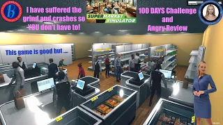 Supermarket Simulator day 100 and Game Review | First Look | Angry Review