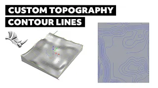 How to make Topography Contour Lines in Rhino