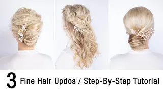 3 Fine Hair Updos | Step-By-Step Tutorial | Kenra Professional