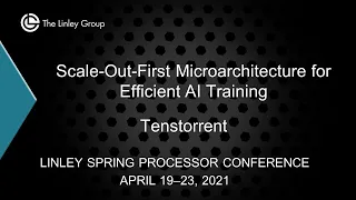 Tenstorrent: Scale-Out-First Microarchitecture for Efficient AI Training