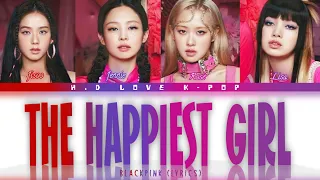 نطق اغنيه The Happiest Girl لفرقه Black pink