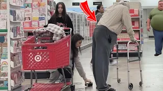 Bad Grandpa Farts In Peoples Faces At Target!!!