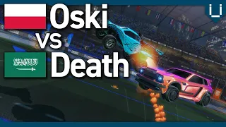 Broken Thumb but Still Gaming | Oski vs Death | 1v1 Rocket League Showmatch