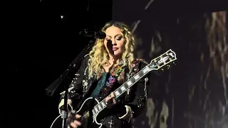 Madonna performs I Love New York/Burning Up on The Celebration Tour in New York on 1/23/24.