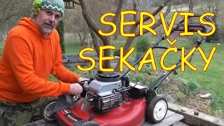 Servis sekačky na trávu - příprava sekačky na sezónu