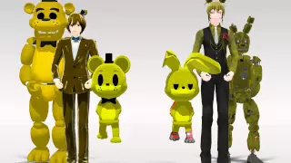 [MMD] Gold FNAF - Number 9