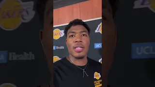 Rui Hachimura says こんにちは to Laker fans #shorts