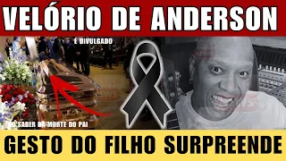 VELÓRIO do Cantor ANDERSON LEONARDO;  ATITUDE do filho mais velho COMOVE em meio a perda do pai.