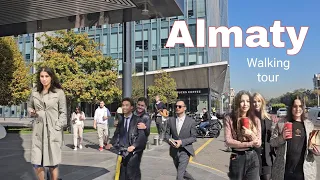 гуляем от Esentai Mall до пешеходного моста через Аль-Фараби к Шашкина #almaty #walkingtour