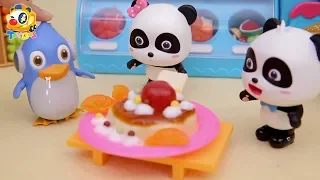 Baby Panda's Magic Pudding House | Cooking in Kitchen | Kids Toy Story | ToyBus