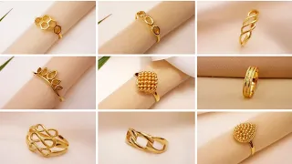 Latest Light weight Gold Ring Designs with Weight and Price 2023 | Most Beautiful Gold Ring Design