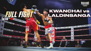 Kwanchai vs Mizoram's Laldinsanga in Bangkok 2023 | Marine Pro Boxing