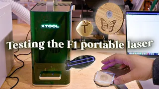 unboxing & honest first impressions of xTool F1 as a long-time Glowforge owner | small business vlog