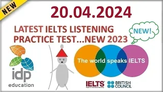 BRITISH COUNCIL IELTS LISTENING PRACTICE TEST - 20.04.2024