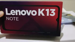 Unboxing Lenovo k13 notes