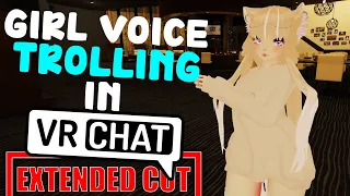 "WAIT IS THAT A DUDE?!?! (EXTENDED CUT) | Girl Voice Trolling On VRChat