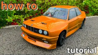 How to build a 1/10th RC street basher!!!