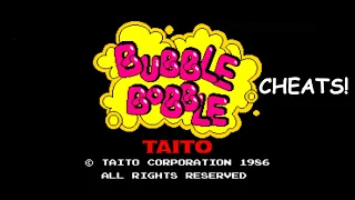 Cheats for Bubble Bobble, Taito, 1986