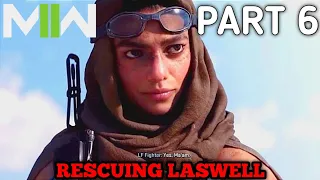 FARAH HELPING TO RESCUE LASWELL |  Call Of Duty MW2 Walkthrough PART - 6 | NO COMMENTARY