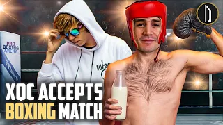 xQc Accepts BOXING MATCH vs Rubius! Battle Of The Twitch Gods