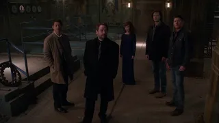 Supernatural- Reunião Entre Deus, Rowena, Sam, Dean, Lúcifer e Crowley