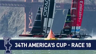 34th America's Cup Race 18 USA vs. NZL | AMERICA'S CUP