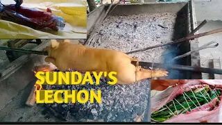 lechon business: ilang oras lulutuin ang 60 kilos na baboy? #roastedpig