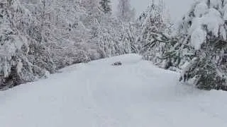 Snow plowing by Traxxas Summit