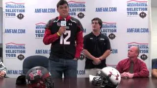 Ryan Santoso Receives Honorary 2013 Under Armour All-America Jersey