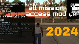 Select & Play our favorite Missions in Gta Sa.nice mod👌👌