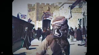 History  in color: Jerusalem, Jaffa Gate, April 1897 (HD  & colorized)