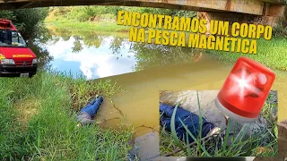 TOMAMOS O MAIOR SUSTO COM UM CORPO NA PESCA MAGNÉTICA