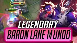 WILD RIFT DR. MUNDO BARON LANE DUOQ WITH HELLSDEVIL (THIS BUILD IS ABSOLUTELY NUTS)