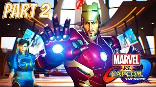 Marvel vs Capcom Infinite Story Part 2: Tactical Meeting (Iron Man, Chun-Li, Captain America, Dante)