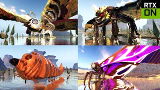 Evolution of Mothra  Showcase in Kaiju Universe - Roblox ( 4K ) RTX ON