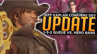 Overwatch: Jeff Confirms Developer Update! - 1-3-2 Role Queue vs. Hero Bans